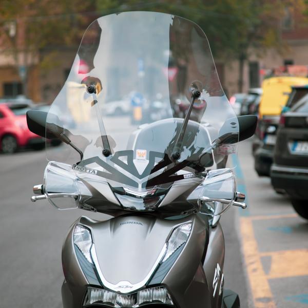 Honda sh 125i 2020-2026 parabrezza massima protezione
