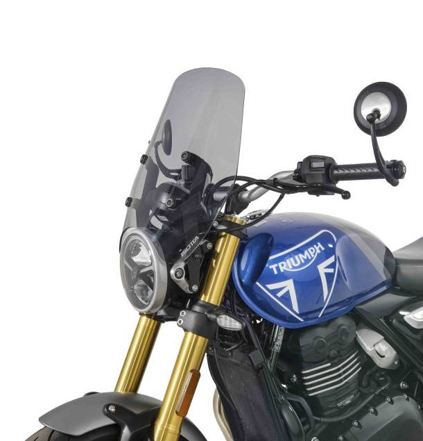 Triumph speed 400 cupolino media protezione fume chiaro 2025 2025