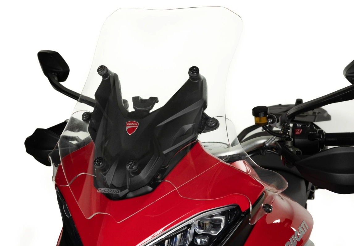 Ducati multistrada v4 rally 1150 cupolino medio trasparente 2023 2026