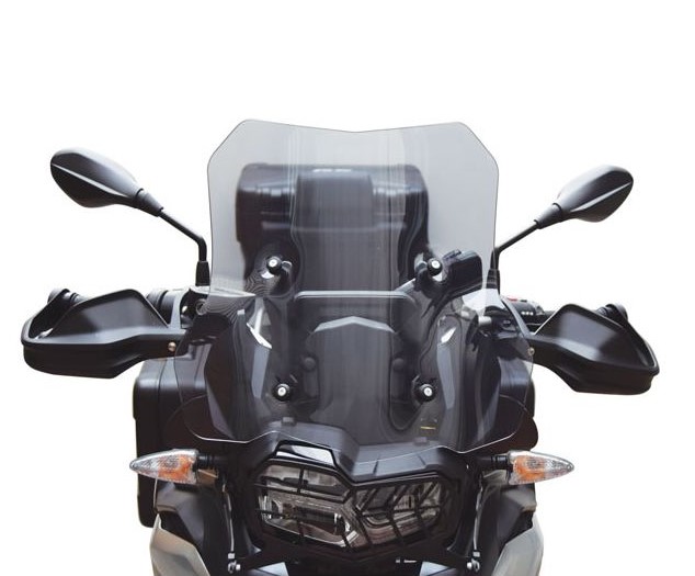 Parabrezza media protezione per bmw f 850 gs su attacchi e telaio originale