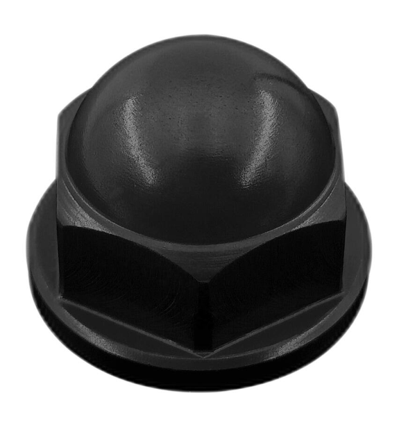 Lightech dado cieco m6 ergal nero lucido tipo 16 m6 passo 1
