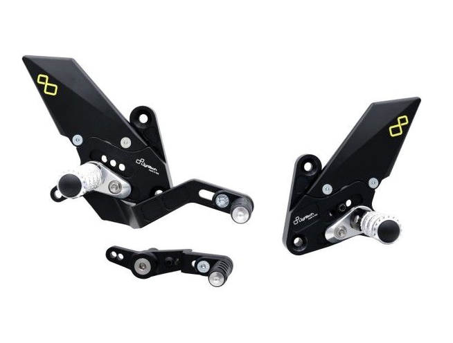 Yamaha mt-09 sp n.d pedane arretrate poggiapiedi snodati 2021 2024