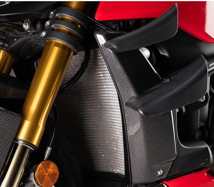 Ducati streetfighter v4 s 1100 fianchetti superiori radiatore 2020 2024