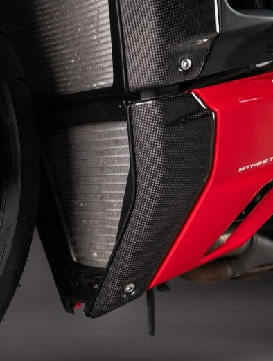 Ducati streetfighter v4 s n.d fianchetti inferiori radiatore 2020 2024