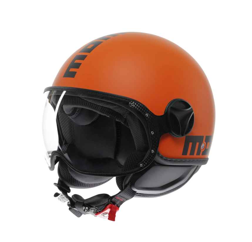 Casco momo fgtr classic orange/black taglia s