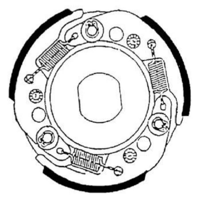 Mbk cr z target 50 girante frizione brenta 2005r 1991 1995