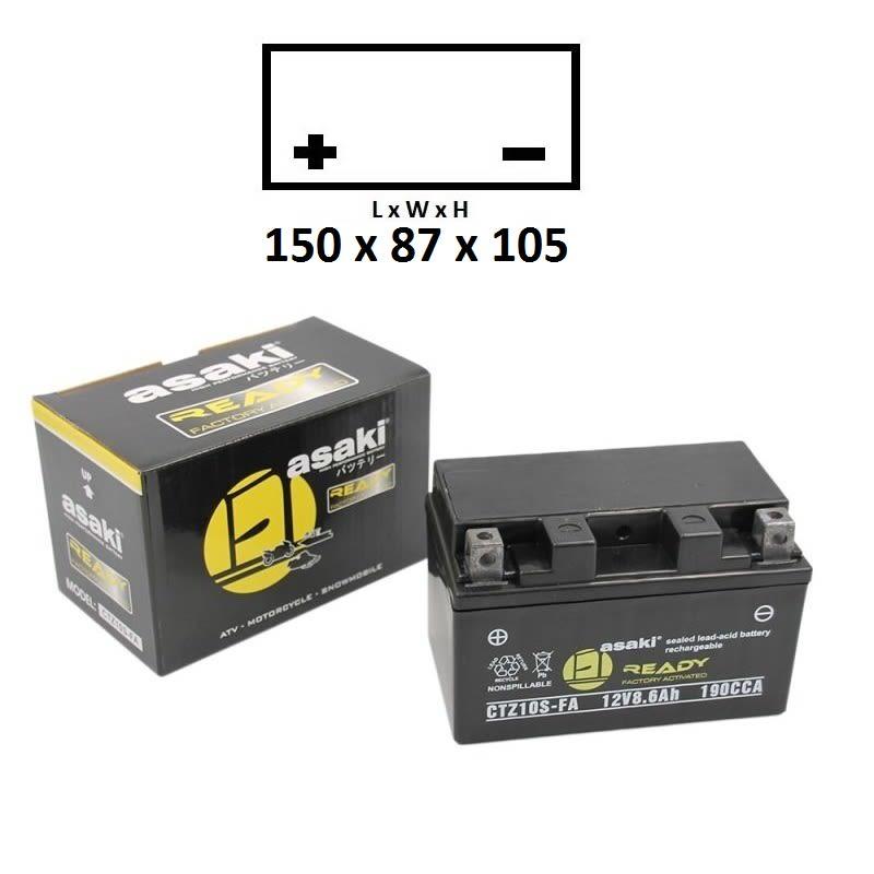 Triumph america 865 865 batteria cbtx12fa sigillata precaricata 2007 2007