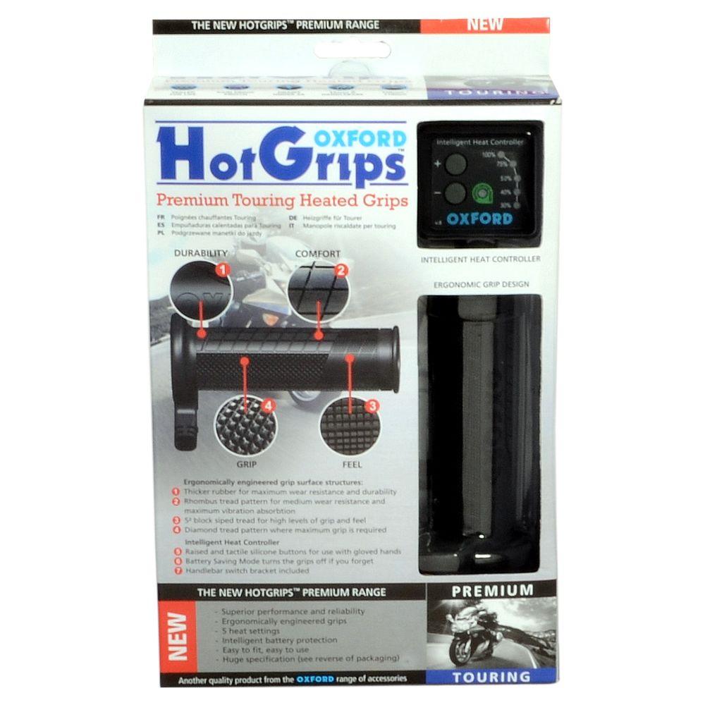 Coppia manopole oxford riscaldate touring premium 120 mm diam. 22