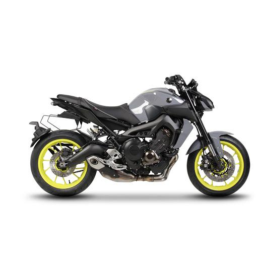 Yamaha mt-09 850 shad kit fissaggio coppia staffe portapacchi borse semi rigide laterali bag portaoggetti 2017 2017