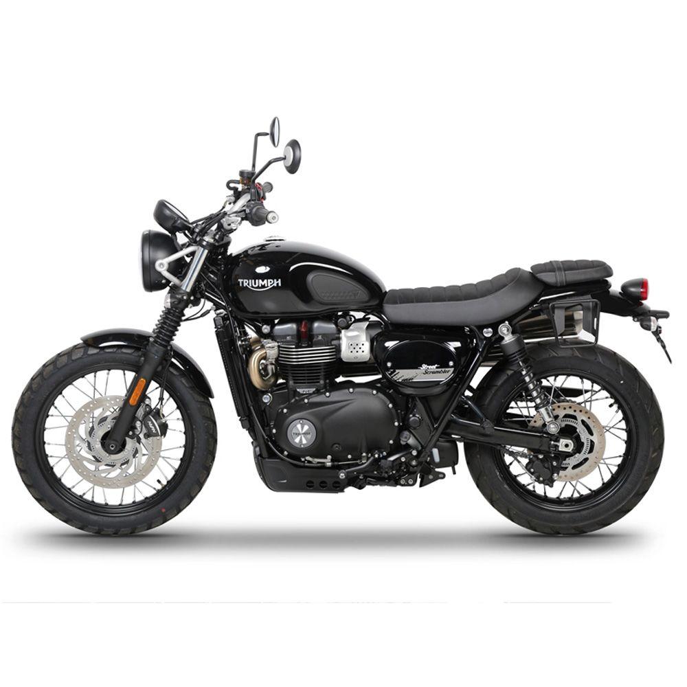 Triumph street scrambler 900 shad portapacchi laterale sinistro sr38 2018 2019