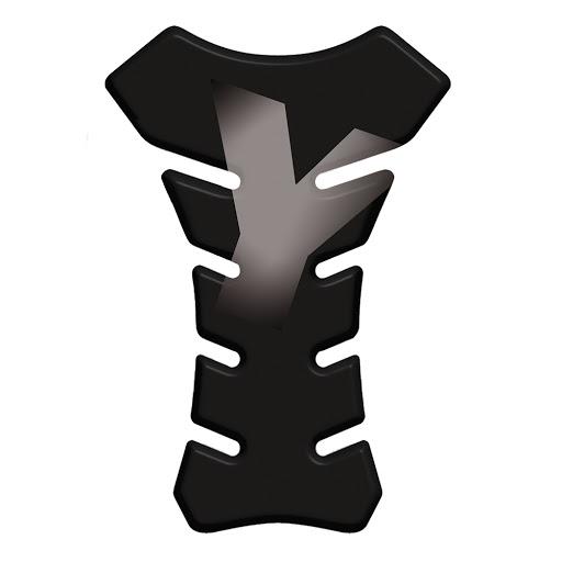Adesivo serbatoio 3d bcr ripara graffi salva serbatoio lettera y yamaha nero
