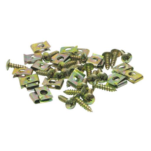 20 pz viti e ricettacoli carena m4 x 10 mm