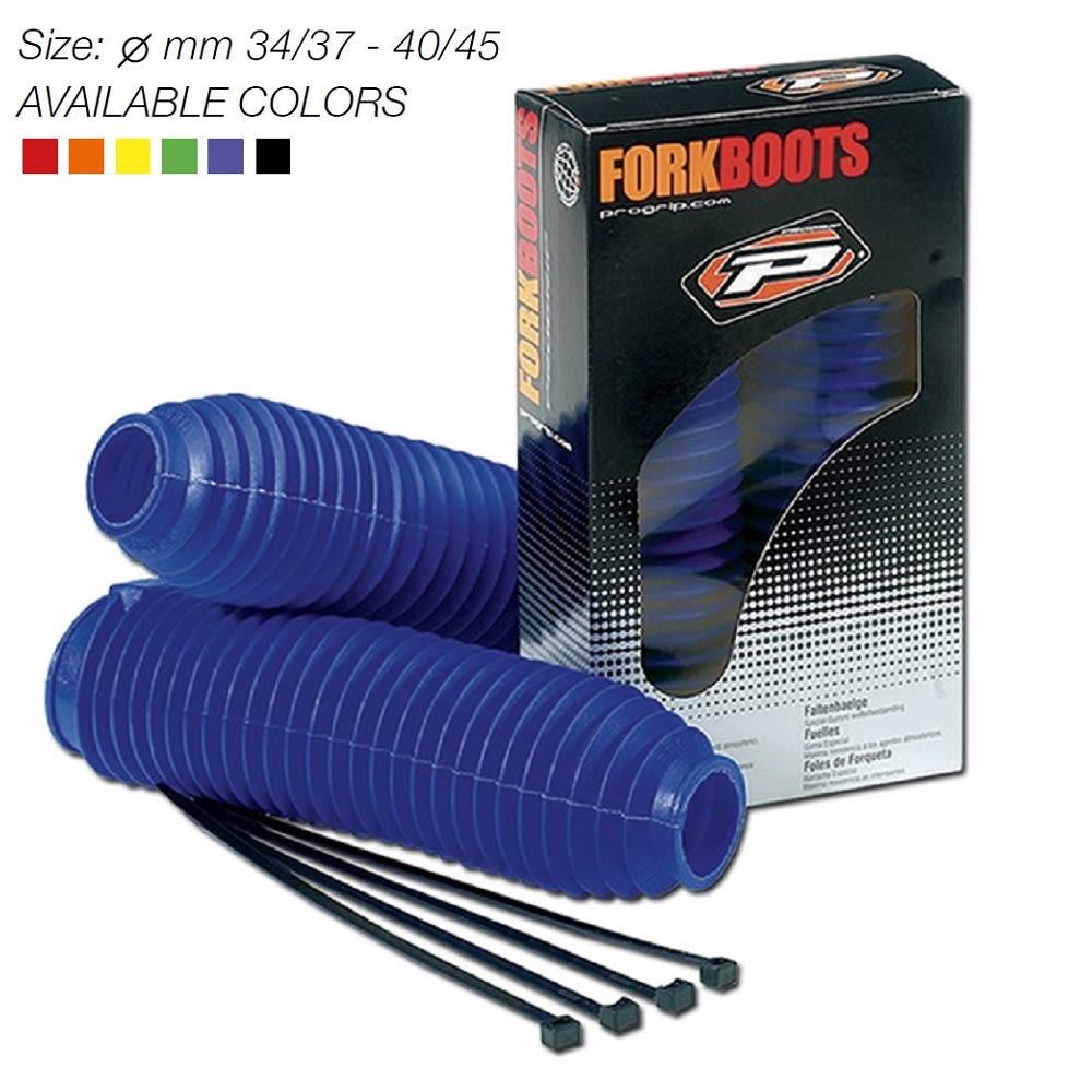 Coppia protezione stelo forcella 2510 -102 ø 42/45 - 60/65 nero