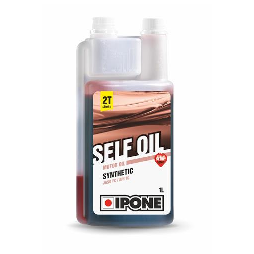 Ipone olio miscela self oil sintetico 2t alla fragola carburante 1 litro 2 tempi