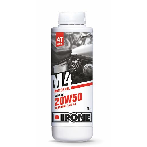 Olio oil motore m4 20w50 minerale 4t stroke 1l ipone