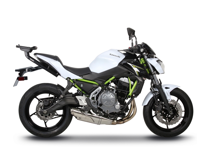 Kawasaki z650 abs 650 shad top master kit fissaggio staffa supporto portapacchi bauletto valigia posteriore maniglione