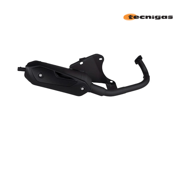 Kymco agility 2t r16 50 marmitta scarico tecnigas silent pro black 2010 2012
