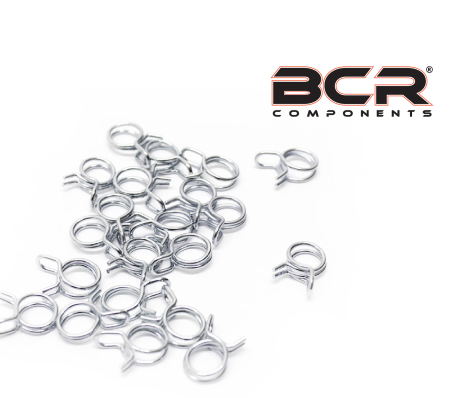 Fascette tubo benzina bcr diametro 8mm confezione da 50pz