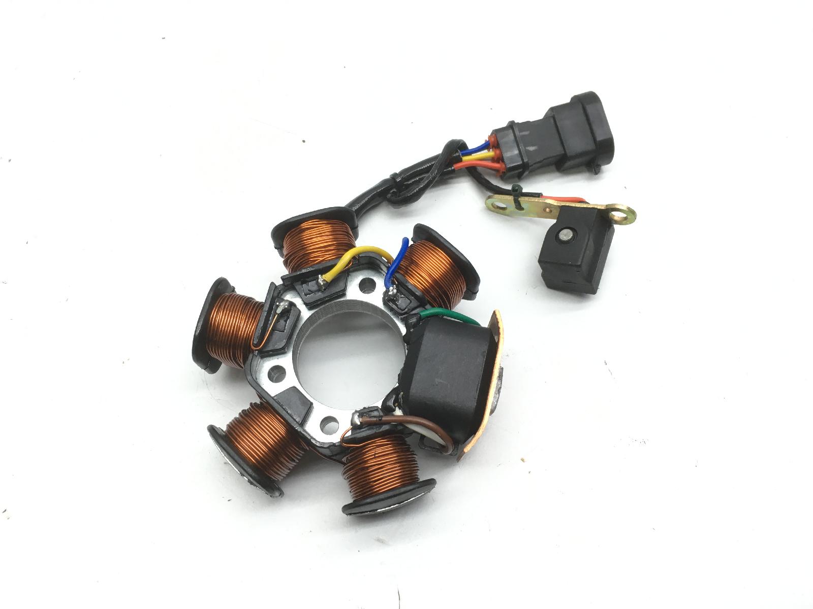 Piaggio nrg power dd 50 statore bcr rif.639865 6 poli 2005 2017