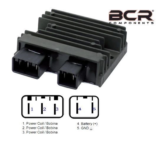 Honda anf 125 innova 125 regolatore tensione bcr rif. 31600mfm701 2005 2005