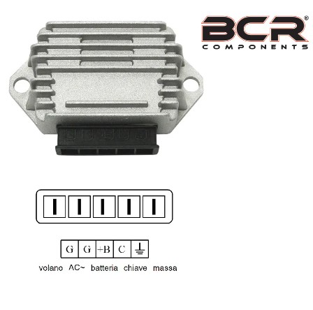 Piaggio ape tm p 50 regolatore tensione bcr 1985 1989