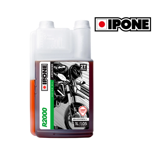 Ipone olio miscela r2000 rs base sintetica 2t alla fragola carburante 1 litro