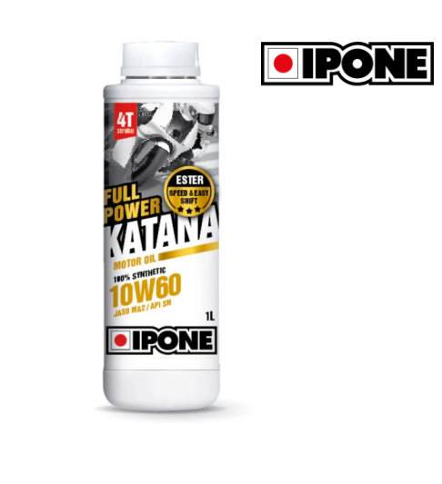 Olio motore full power katana 10w60 sintetico 4t stroke 1l ipone oil