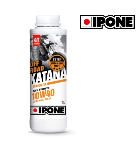 Olio motore katana off-road 10w40 100% sintetico 4t stroke 1l ipone