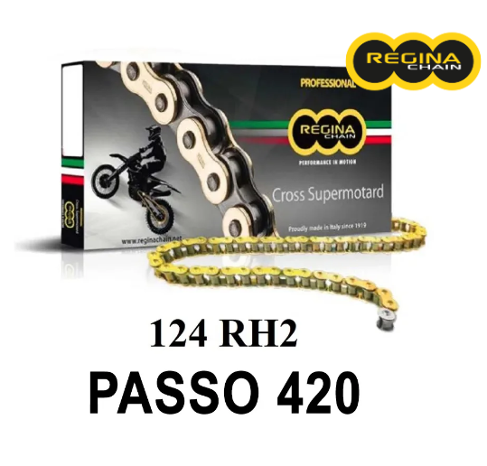 Kawasaki kx 65 65 catena regina 124rh2 110 maglie passo 420 2002 2023