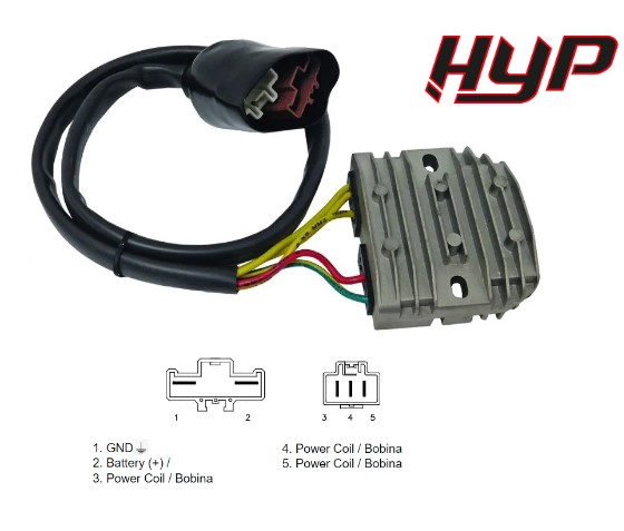 Honda xl 1000 v varadero 1000 regolatore tensione hyp 2003 2011