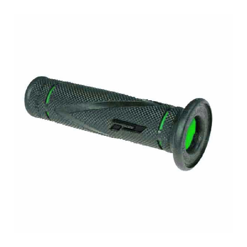 Manopole strada progrip 838 198 doppia densita' - verde nero no foro
