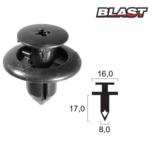 Yamaha tt r50e 50 rivetto in plastica 10pz 2007 2011