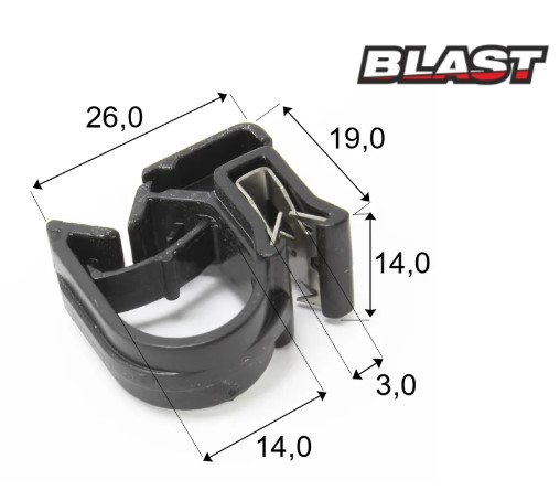 Bmw s 1000 r abs 1000 clip fissaggio 10pz 2013 2023