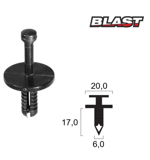 K 1600 gt abs 1600 rivetto in plastica bmw 10pz 2011 2023