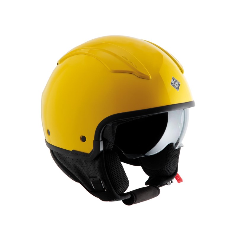 Casco demi-jet el'fresh giallo tucano lucido s