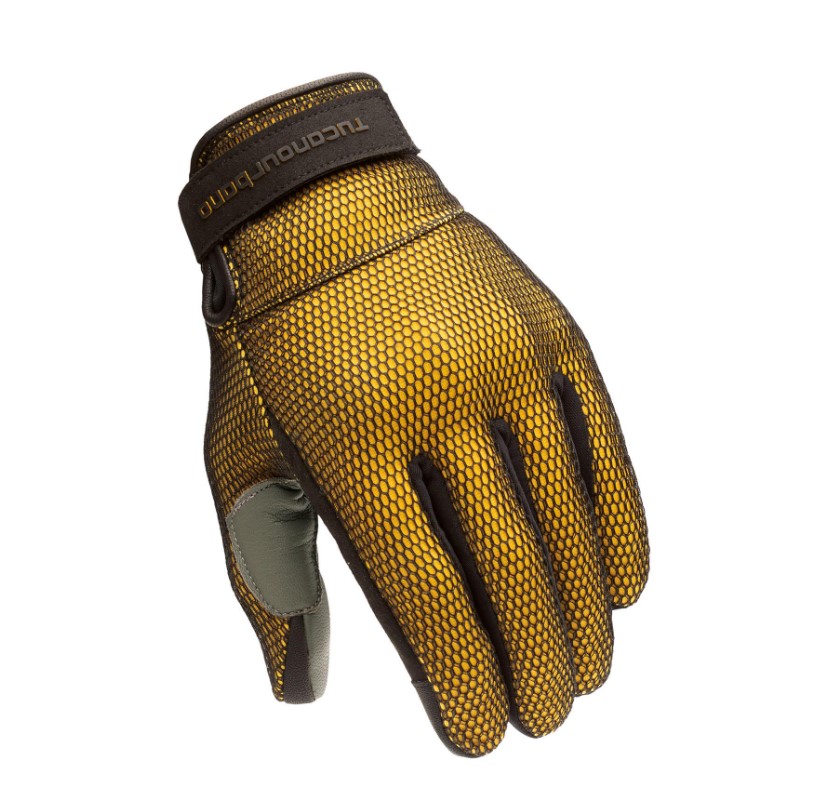 Guanti eden mesh nero/giallo tucano m