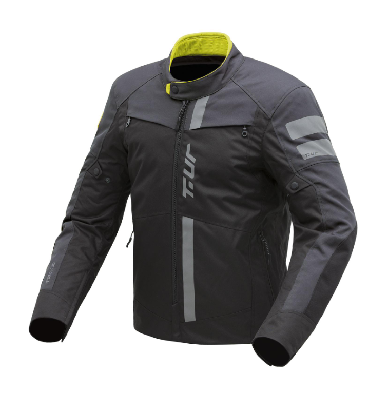 Giacca tasmania hydroscud® black/dark anthra taglia l