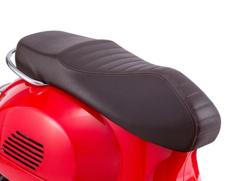 Piaggio vespa gts 125 sella marrone scuro trapuntata 2016 2017