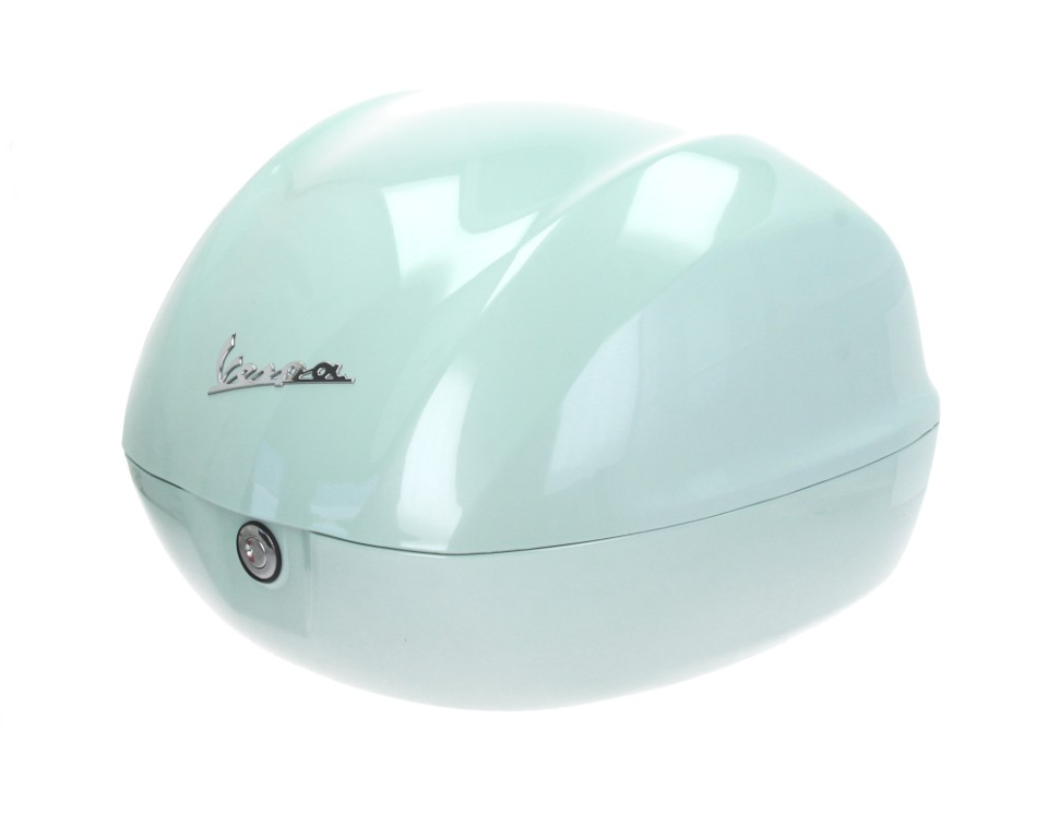 Bauletto originale 32 lt vespa primavera- gts (verde amabile latte menta 350/a)