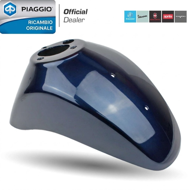 Marca modello cilindrata parafango anteriore blu 222a originale a a telaio