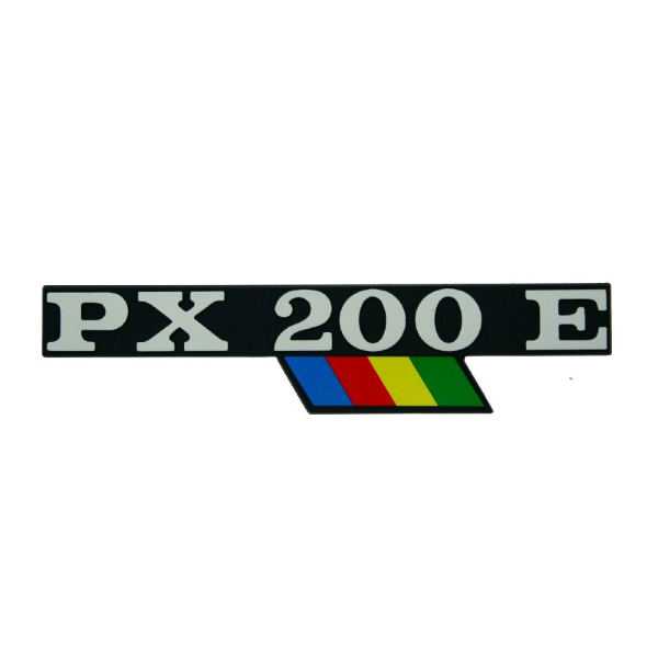 Piaggio vespa px 200 e arcobaleno 200 targhetta laterale modello 1983 1984 vsx1t