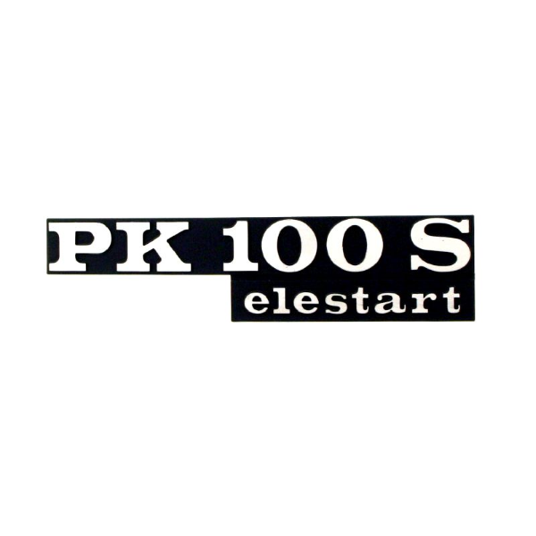Piaggio vespa pk 100 s elestart 100 targhetta laterale 1983 1983 v9x1t