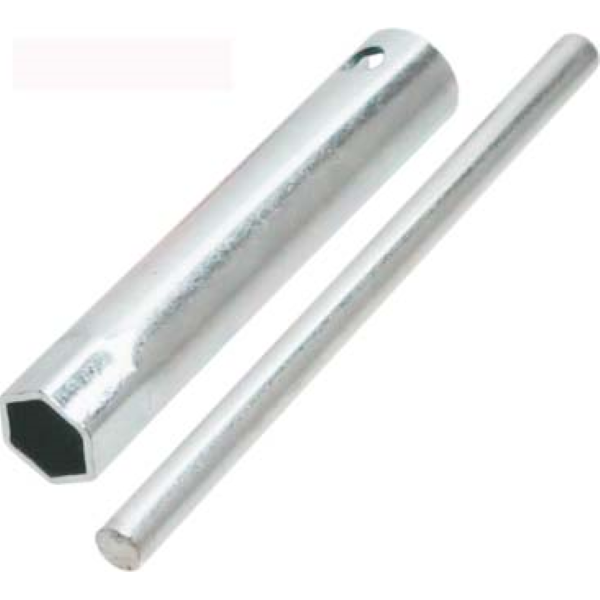 Chiave candela tubo esagonale 16 x100 con spina