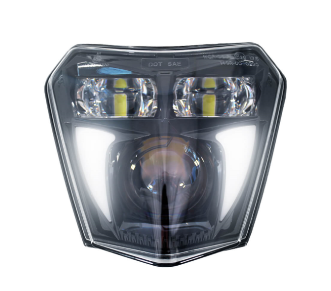 Faro completo anteriore evok iron led ktm 125-690 exc-sm-smr-sx-xc