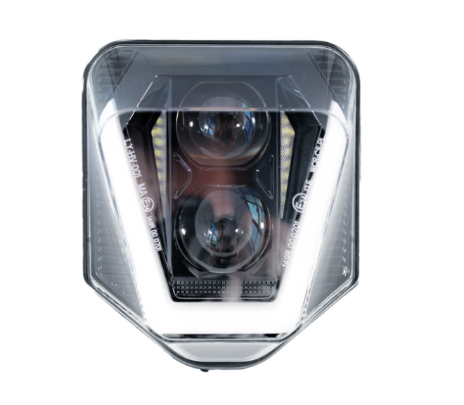 Faro completo anteriore evok iron led hsq 125-701 tc-te-sm-smr-fe-fc