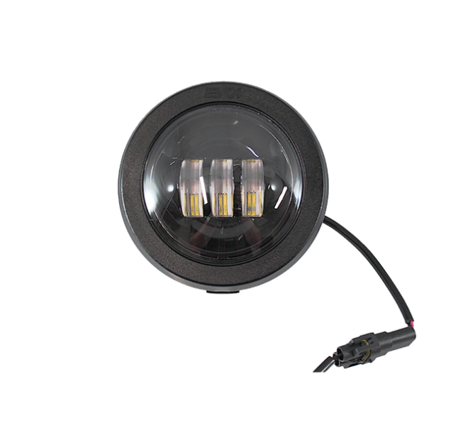 Fanale anteriore senza angel air fondo nero led evok piaggio vespa hp fl 50-125