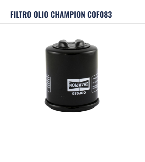 Piaggio mp3 hpe e5 abs sport 300 filtro olio champion 2020 2023 td21m