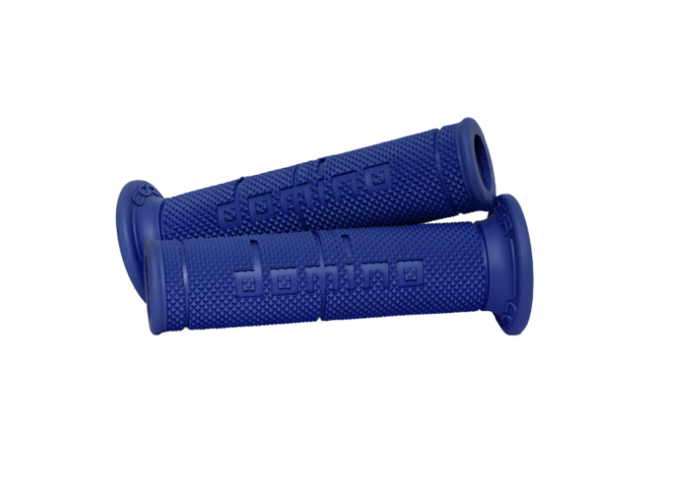 Manopole domino 'corsa' blu - road racing