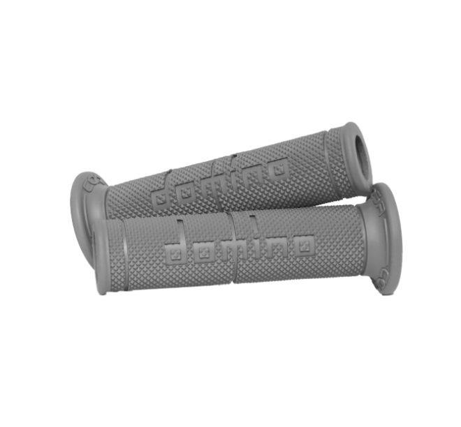 Manopole domino 'corsa' grigio - road racing