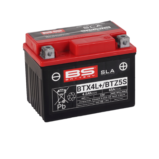 Aeon cobra 50 50 batteria bs sla btx4l+btz5s 2008 2011